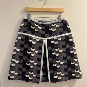 Prada Wool Pleat Skirt